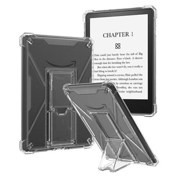 Amazon Kindle Paperwhite 5 (2021) Iskunkestävä TPU-kotelo, jossa on potkukiinnike - Kirkas