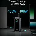 Anker Prime 20000mAh Power Bank 200W - USB-A, 2x USB-C - musta