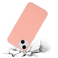 iPhone 15 Plus Anti-Fingerprints Matta TPU Suojakuori - Pinkki