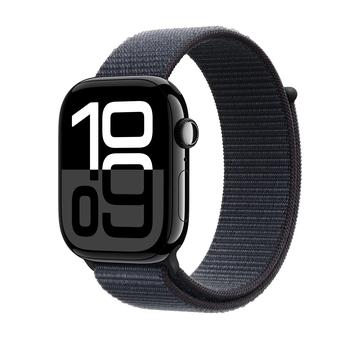 Apple Watch 10 GPS MWWR3QN/A - Alumiini, musteinen urheilusilmukka, 46mm - Musta väri