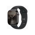 Apple Watch 10 LTE MWY33QN/A - Alumiini, musta urheiluranneke, S/M, 46mm - Suihkumusta