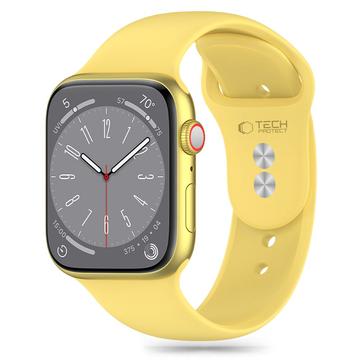 Apple Watch Series 10/9/8/7/6/SE Tech-Protect silikoniranneke - 40mm/41mm/42mm - kanarian keltainen