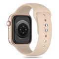 Apple Watch Series 10/9/8/7/6/SE Tech-Protect silikoniranneke - 40mm/41mm/42mm - pähkinäpuu