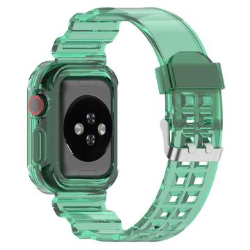 Apple Watch Series 10 Vaihto Silikonihihna Integroidulla Kehyksellä - 42mm