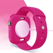 Apple Watch Series 10 Silikonikotelo - 42mm - Kuuma Pinkki