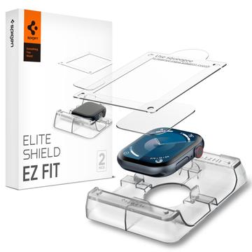 Apple Watch Series 10 Spigen Elite Shield EZ Fit -näytönsuoja - 42mm - Kirkas