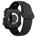 Apple Watch Series 10 Spigen Rugged Armor TPU Kotelo - 42mm - Musta