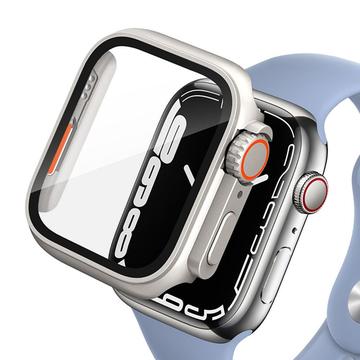 Apple Watch Series 10 Tech-Protect Defense360 kotelo ja näytönsuoja - 46mm - Titaani / Oranssi