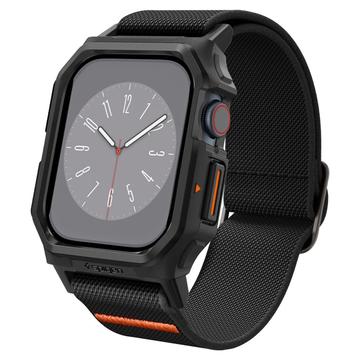 Apple Watch Series 10 Spigen Lite Fit Pro -ranneke kotelolla - 46mm - musta