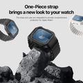 Apple Watch Series 9/8/SE (2022)/7/SE/6/5/4/3/2/1 Dux Ducis OA One-piece hihna kotelolla - 45mm/44mm/42mm - Musta