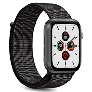 Apple Watch Series 9/8/SE (2022)/7/SE/6/5/4/3/2/1 Puro Nylon Sport Strap - 41mm/40mm/38mm - musta