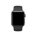 Apple Watch Series SE (2023)/10/9/8/SE (2022)/7/SE/6/5/4/3/2/1 Pehmeä Silikoniranneke - 41mm/40mm/38mm - Musta