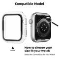 Apple Watch Series SE (2022)/SE/6/5/4 Kotelo Panssarilasi - 9H sella - 44mm - Kirkas