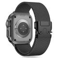 Apple Watch Series Ultra 2/Ultra/10/9/8/7/6/SE (2022)/SE Tech-Protect Milano -ranneke - 49mm/46mm/45mm/44mm - Musta