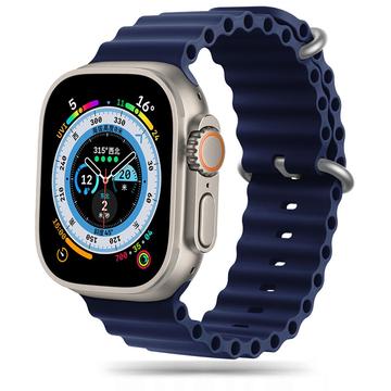 Apple Watch Ultra 2/Ultra/9/8/SE (2022)/7/SE/6/5/4 Tech-Protect Iconband Pro TPU Ranneke - 49mm/45mm/44mm/42mm - Yönsininen