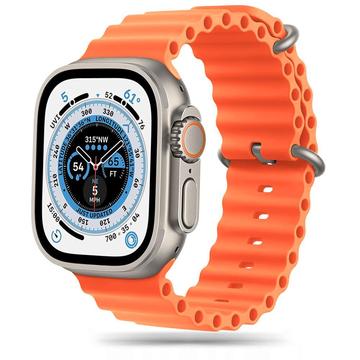 Apple Watch Ultra 2/Ultra/9/8/SE (2022)/7/SE/6/5/4 Tech-Protect Iconband Pro TPU Ranneke - 49mm/45mm/44mm/42mm - Oranssi