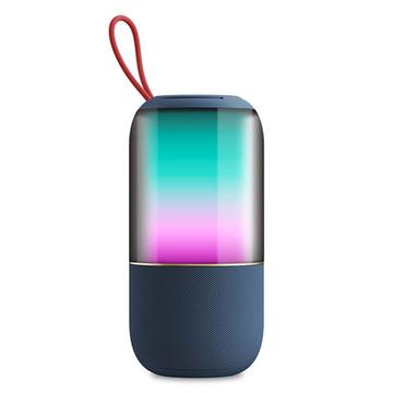 BT2675 Kannettava vedenpitävä Bluetooth-kaiutin RGB-valolla - sininen