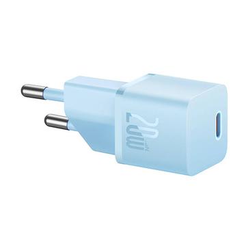 Baseus Mini GaN5 20W USB-C seinälaturi - sininen