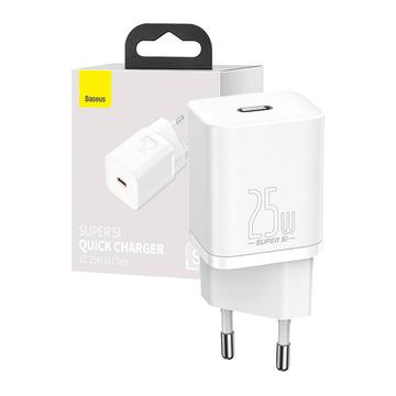 Baseus Super Si Quick USB-C -latauslaite 25W - Valkoinen