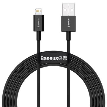 Baseus Superior Series Lightning-Kaapeli - 1m - Musta