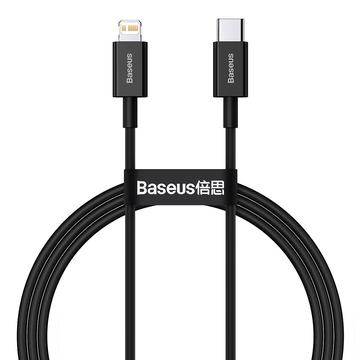 Baseus Superior Series USB-C / Lightning -kaapeli - 1m, 20W - Musta