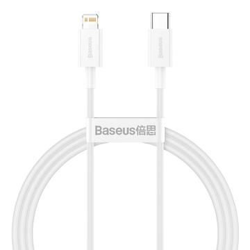 Baseus Superior Series USB-C / Lightning -kaapeli - 1m, 20W (Avoin pakkaus - Erinomainen) - valkoinen