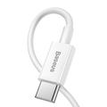 Baseus Superior Series USB-C / Lightning -kaapeli - 1m, 20W (Avoin pakkaus - Erinomainen) - valkoinen