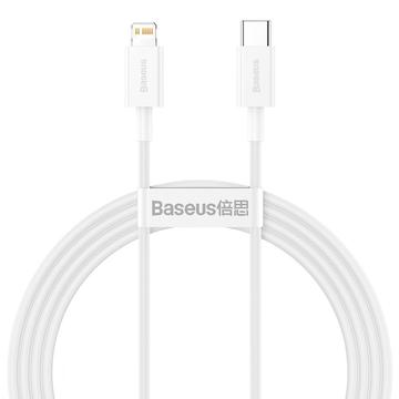 Baseus Superior Series USB-C / Lightning -kaapeli - 1.5m, 20W (Avoin pakkaus - Erinomainen) - Valkoinen