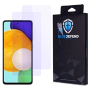 Samsung Galaxy A52/A52 5G/A52s 5G BlueDefend Anti-Blue Light karkaistu lasi näytönsuoja - 2 kpl.