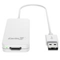 Carlinkit CPC200-HD2CP Langaton CarPlay-sovitin - USB-HDMI - Valkoinen