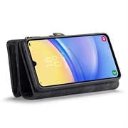 Samsung Galaxy A15 Caseme 008 2-in-1 Multifunctional Lompakkokotelo - Musta