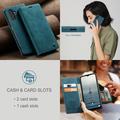 Caseme 013 Sarja Samsung Galaxy A34 5G Lompakkokotelo - Sininen