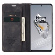 OnePlus 12 Caseme 013 Sarja Lompakkokotelo - Musta