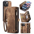 iPhone 15 Caseme 2-in-1 Multifunctional Lompakkokotelo - Ruskea