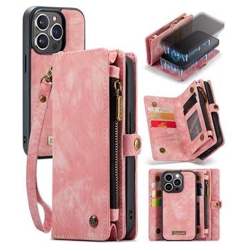 iPhone 15 Pro Max Caseme 2-in-1 Multifunctional Lompakkokotelo - Pinkki