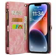 iPhone 15 Pro Max Caseme 2-in-1 Multifunctional Lompakkokotelo - Pinkki