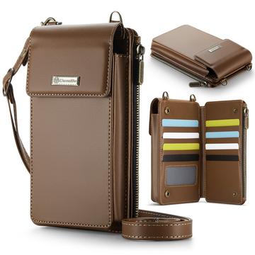 Caseme ME50 Universal Crossbody laukku RFID Protection - 4"-7.3" - Ruskea