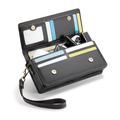 Caseme Me30 3-in-1 Crossbody puhelinlaukku - 4"-7.5" - musta