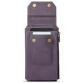 Caseme Me40 Universal RFID olkalaukku - 4"-7.5" - violetti