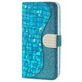 Croco Bling Series iPhone 14 Lompakkokotelo