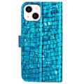 Croco Bling Series iPhone 14 Lompakkokotelo