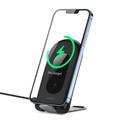 DUZZONA W2 15W taittuva langaton laturi matkapuhelimen jalusta Lataustyyny Qi Wireless Charging Dock (CE, RoHS, FCC, UKCA)