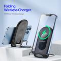 DUZZONA W2 15W taittuva langaton laturi matkapuhelimen jalusta Lataustyyny Qi Wireless Charging Dock (CE, RoHS, FCC, UKCA)