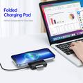 DUZZONA W2 15W taittuva langaton laturi matkapuhelimen jalusta Lataustyyny Qi Wireless Charging Dock (CE, RoHS, FCC, UKCA)