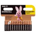 Duracell Basic LR03/AAA alkaliparistot - 12 kpl.