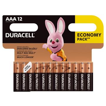 Duracell Basic LR03/AAA alkaliparistot - 12 kpl.