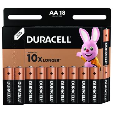 Duracell Basic LR6/AA alkaliparistot - 18 kpl.