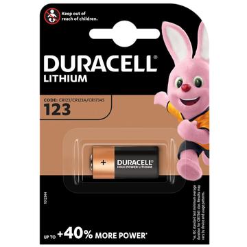 Duracell CR123 valokuvausparisto 1400mAh