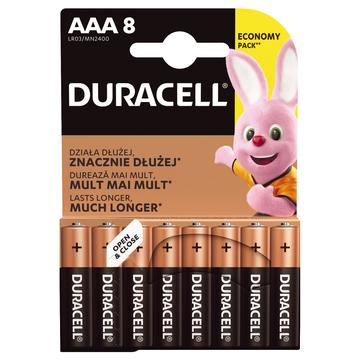 Duracell DuraLock C&B LR03/AAA paristot - 8 kpl.