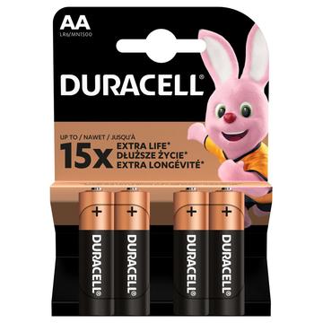 Duracell DuraLock C&B LR6/AA paristot - 4 kpl.